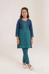 Aqua Blossom Ensemble - 4 Piece Suit